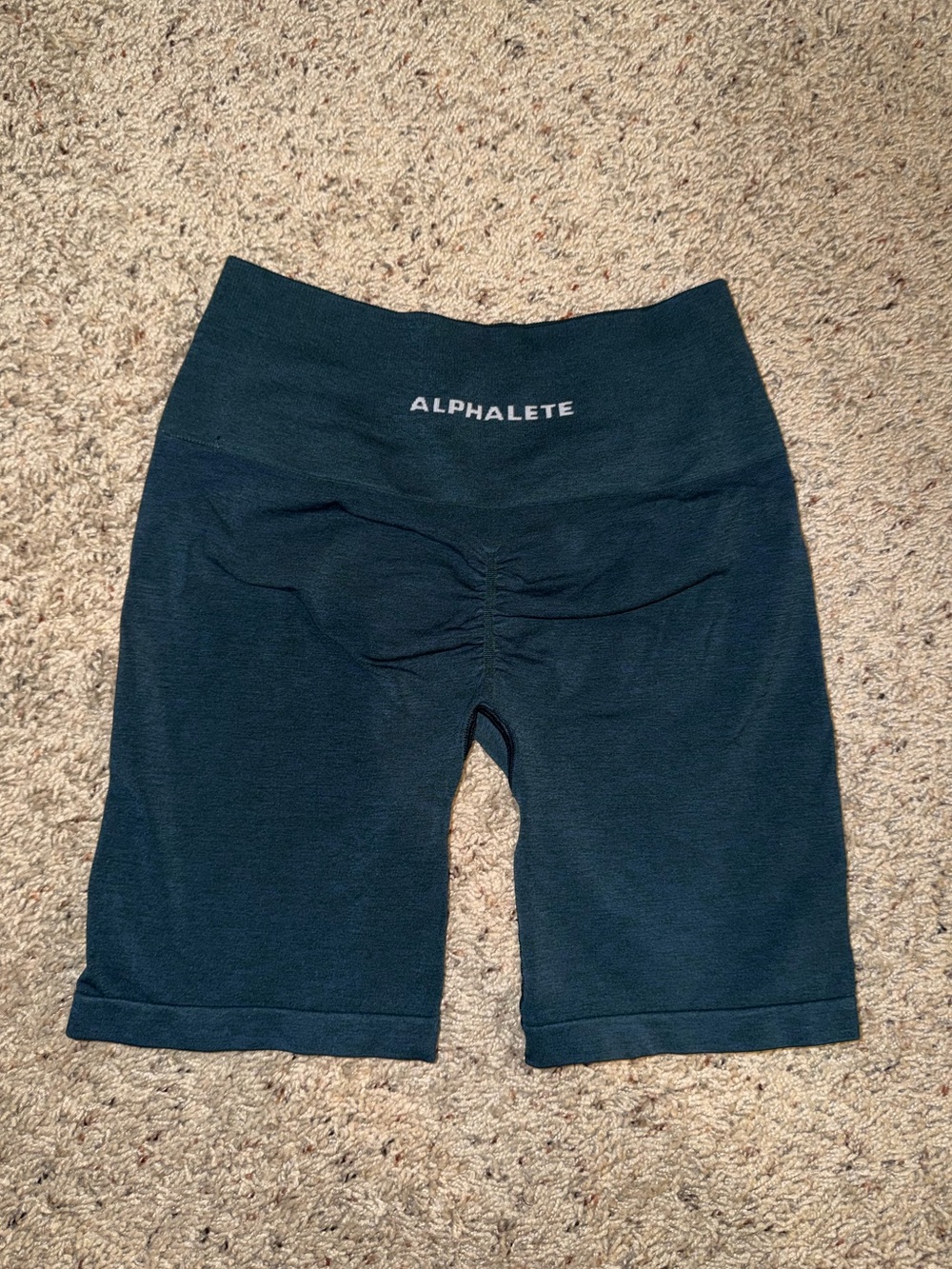 Alphalete Black Women’s High-Waist Scrunch Shorts